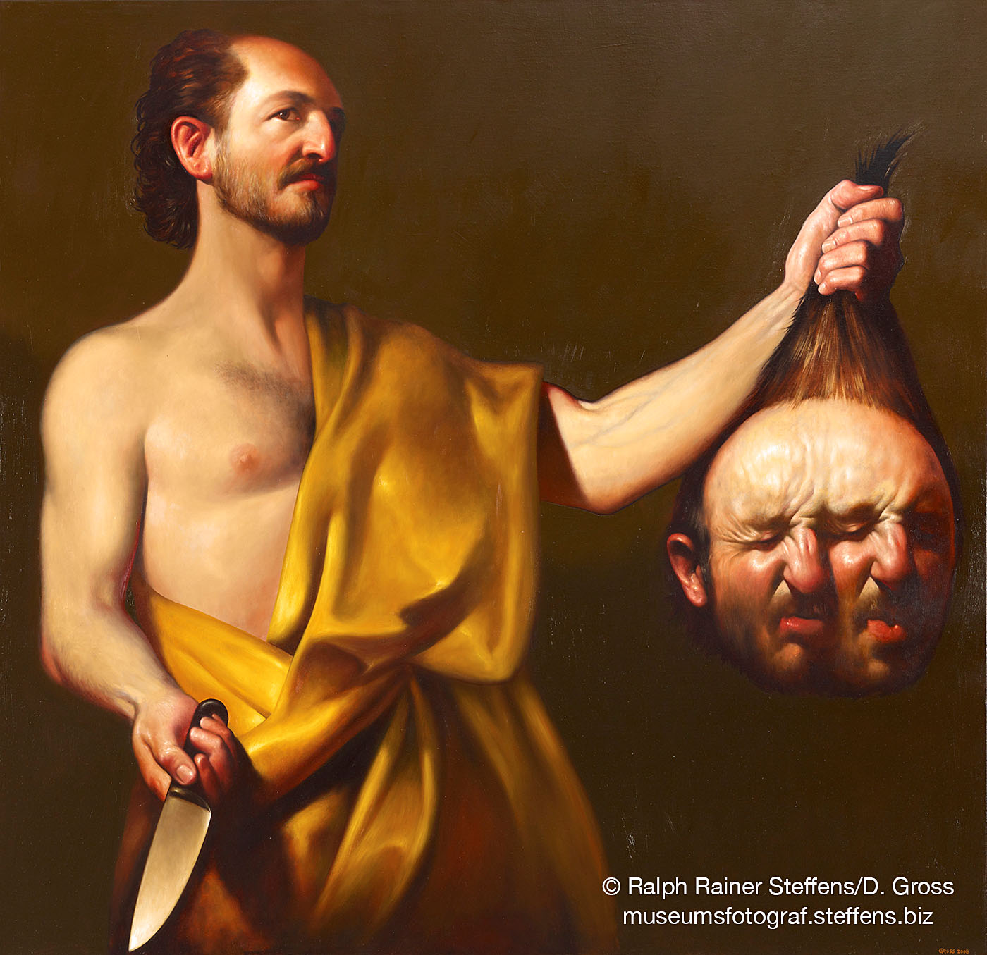 Selbst als David und Goliath (von D. Gross) © Ralph Rainer Steffens